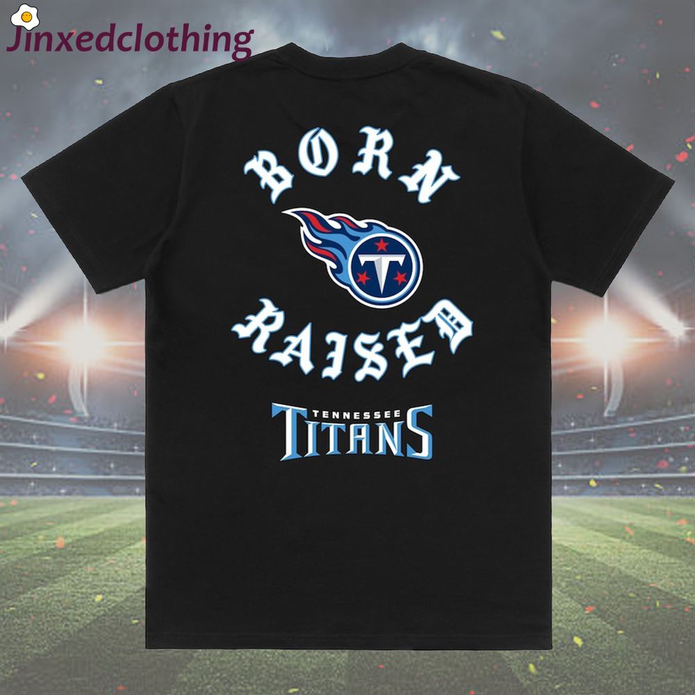 Official Tennessee Titans Born X Raised T-shirt 